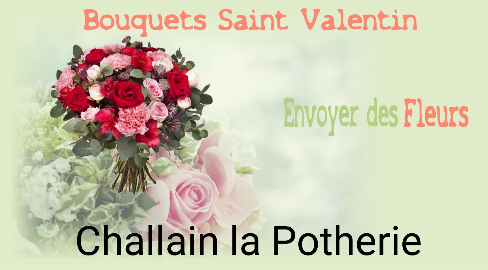 Roses de Saint-Valentin livrées à Challain-la-Potherie